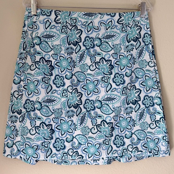 Ripskirt Hawaii Dresses & Skirts - RipSkirt Floral Hawaii Wrap Skirt Medium- Lenght 2 Seaglass Florals Paisley